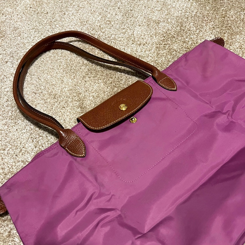 Longchamp Large Le Pliage Tote in Light Grape Purple 🍇